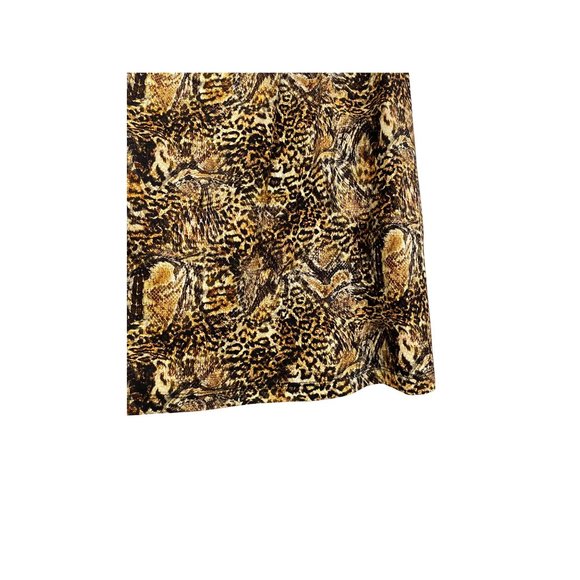 Smashed Lemon Crew Neck Faux Wrap Dress Size 8 Yellow and black - Picture 8 of 12